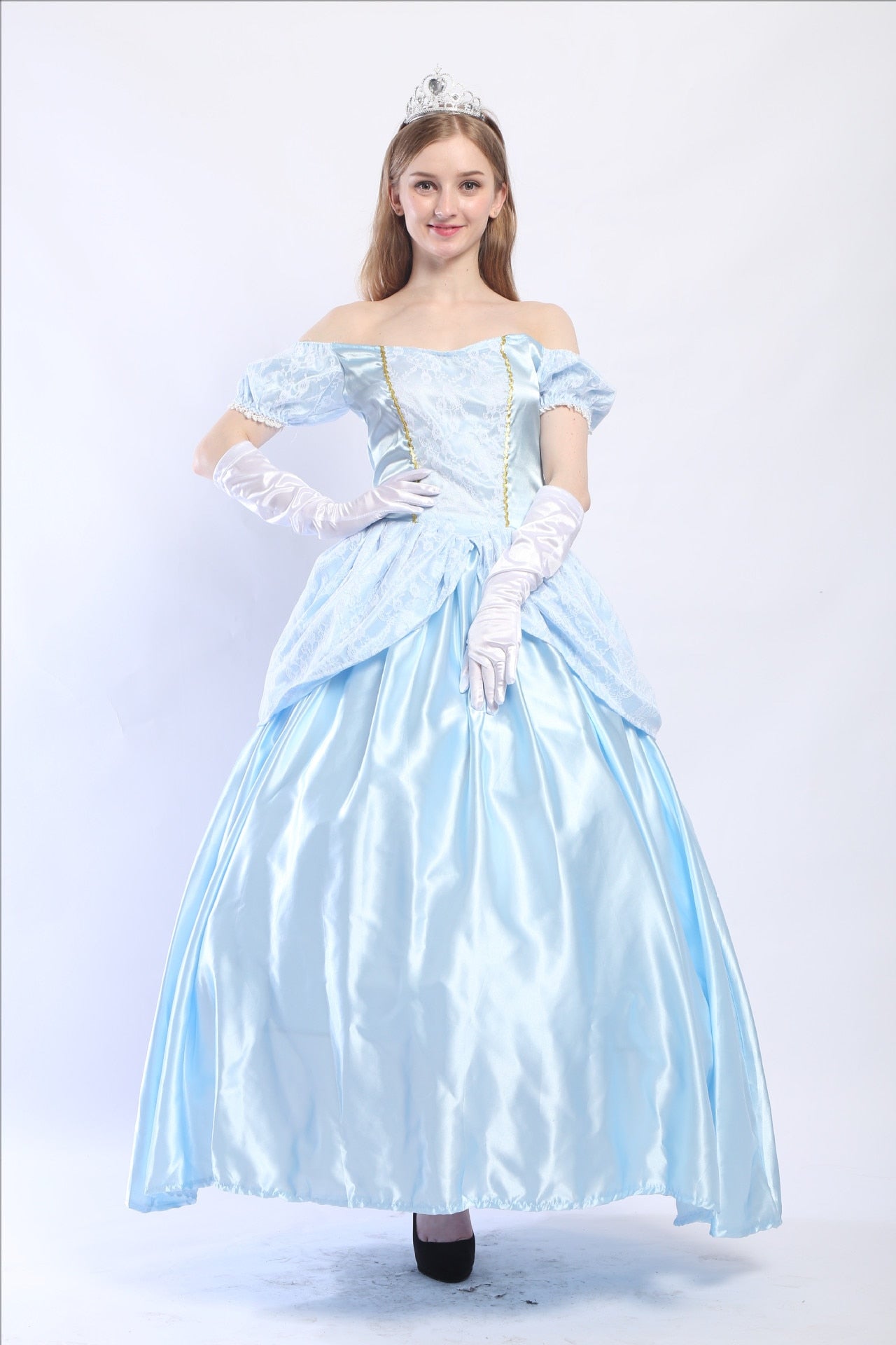 Halloween Adult Cinderella Princess Dress Cosplay For Women Sexy Fair -  Dashiki Trend