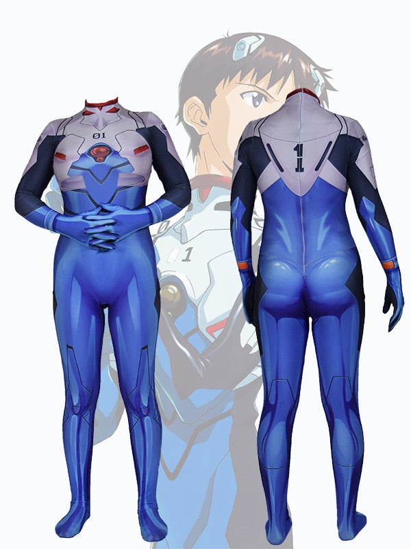 Halloween Asuka 3.0 Cosplay Costume Asuka Langley Soryu Plugsuit Superhero Zentai Suits Adults Kids Bodysuit