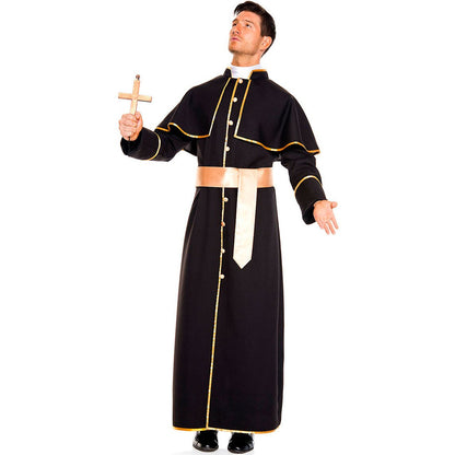 Halloween Cosplay Costumes Props Women Lady Nun Superior Halloween Carnival Church Religious Convent Party Dress Up Party