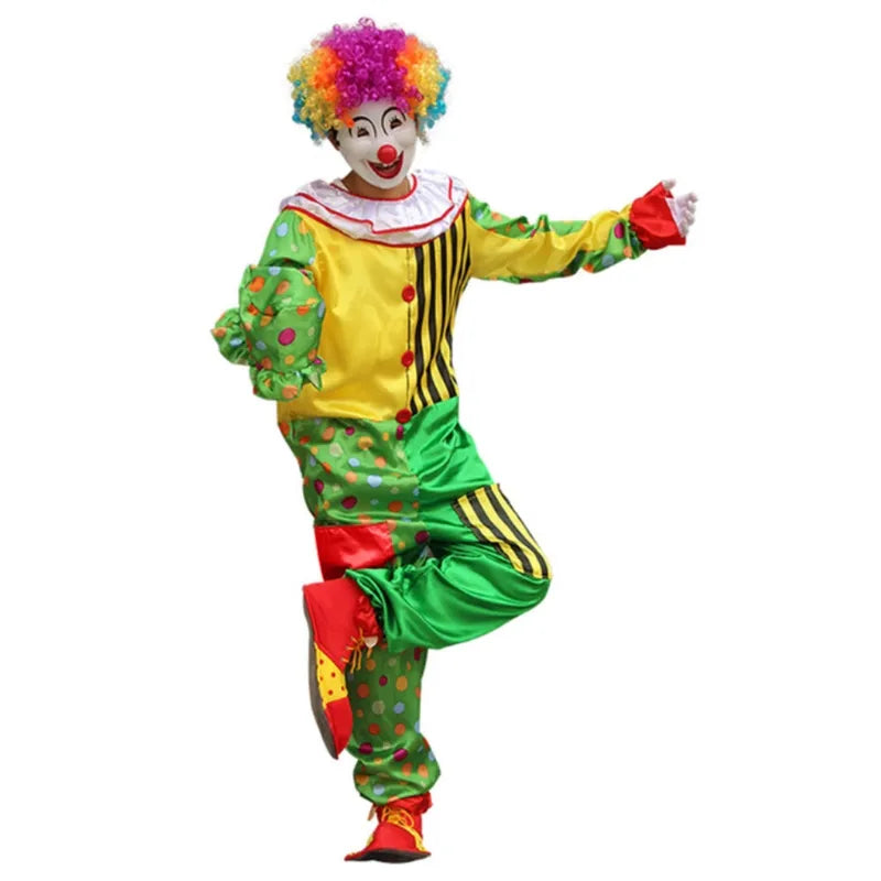 Halloween Dress Up Parties Clown Costumes Role Play and Carnival Cosplay Props Comfortable Fit Costume Clothing