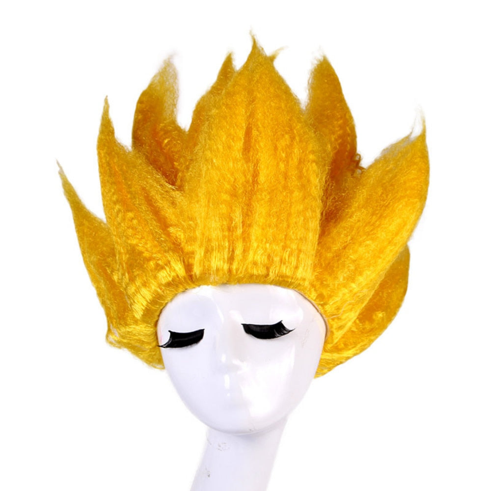 Halloween Kids Boys Son Goku Cosplay Costume Wig Shoes Set Children Clothing Performance Props Party Dress Up Birthday Gift