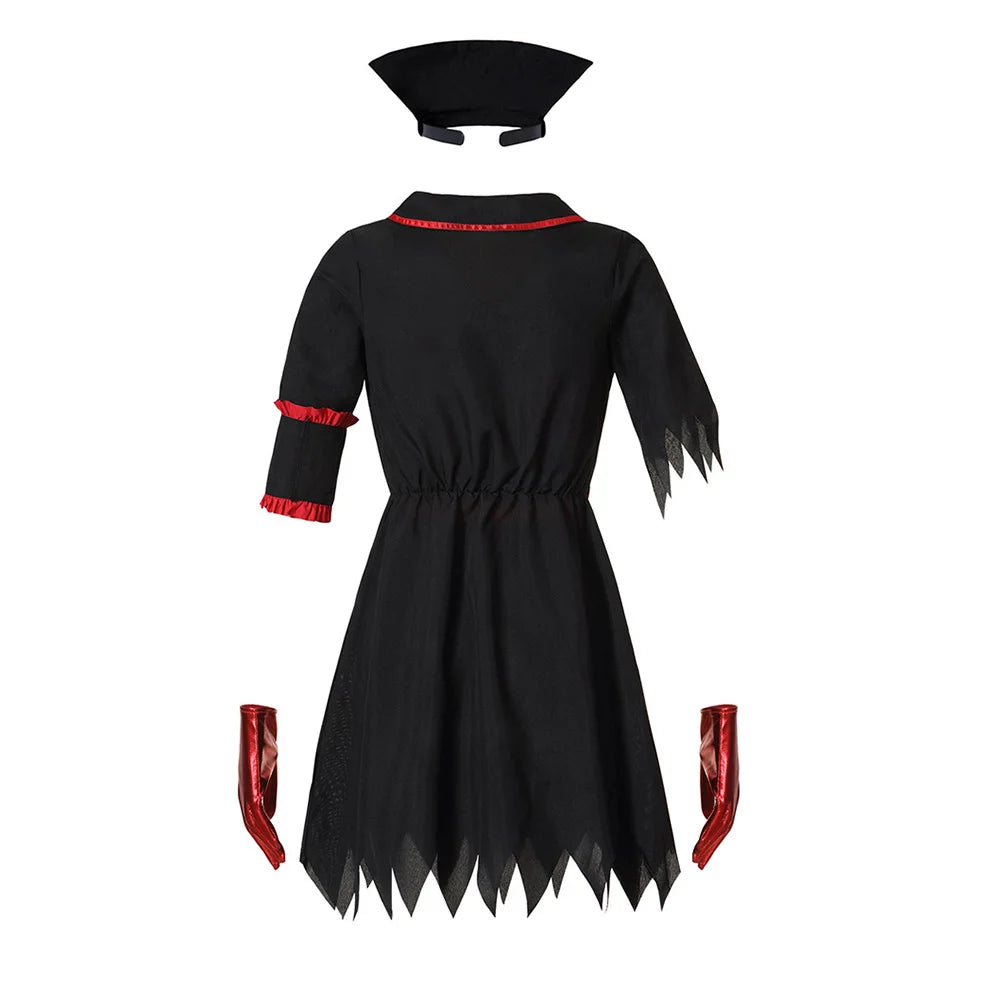 Halloween Nurse Vampire Zombie Cosplay Women Adult Fantasia Cosplay Costume Disguise Fantasy Halloween Carnival Party Clothes