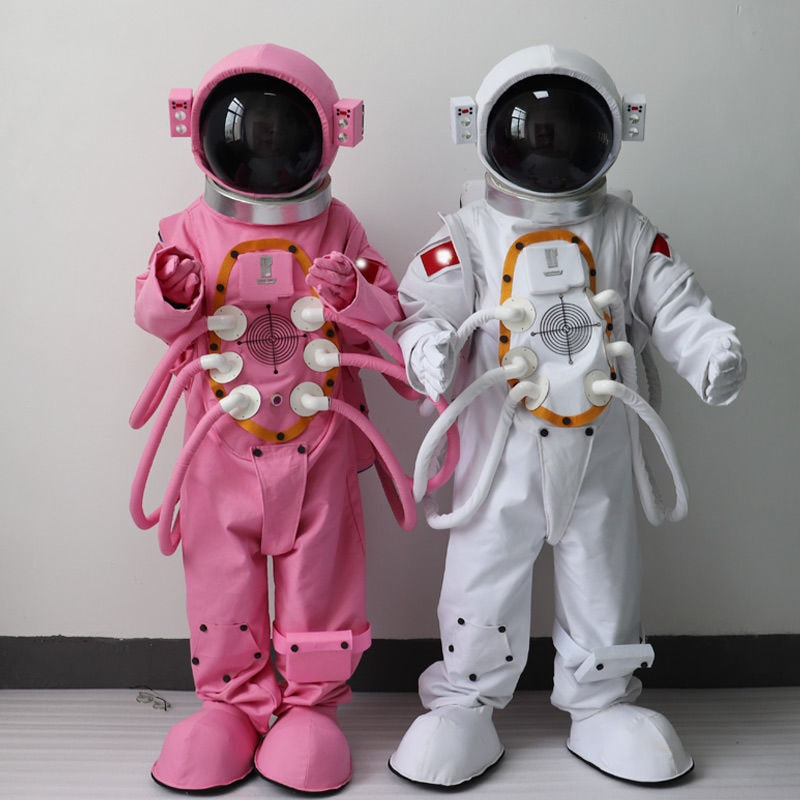 Halloween Spaceman Cosplay Costume Astronaut Cos Suit With Helmet Adult Inflatable Children&#39;s Day Photography Photo For Family
