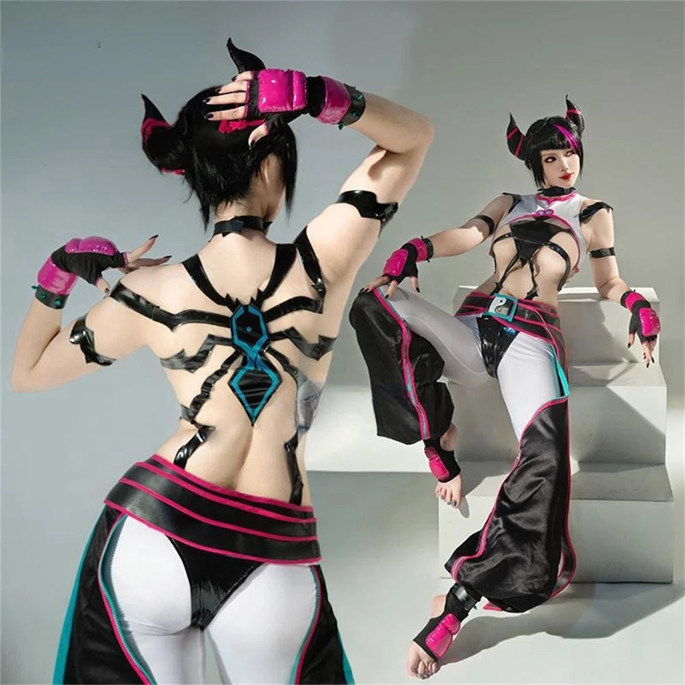 Street Fighter Cosplay Costume Woman Halloween Uniforms Game Sexy Cosplay