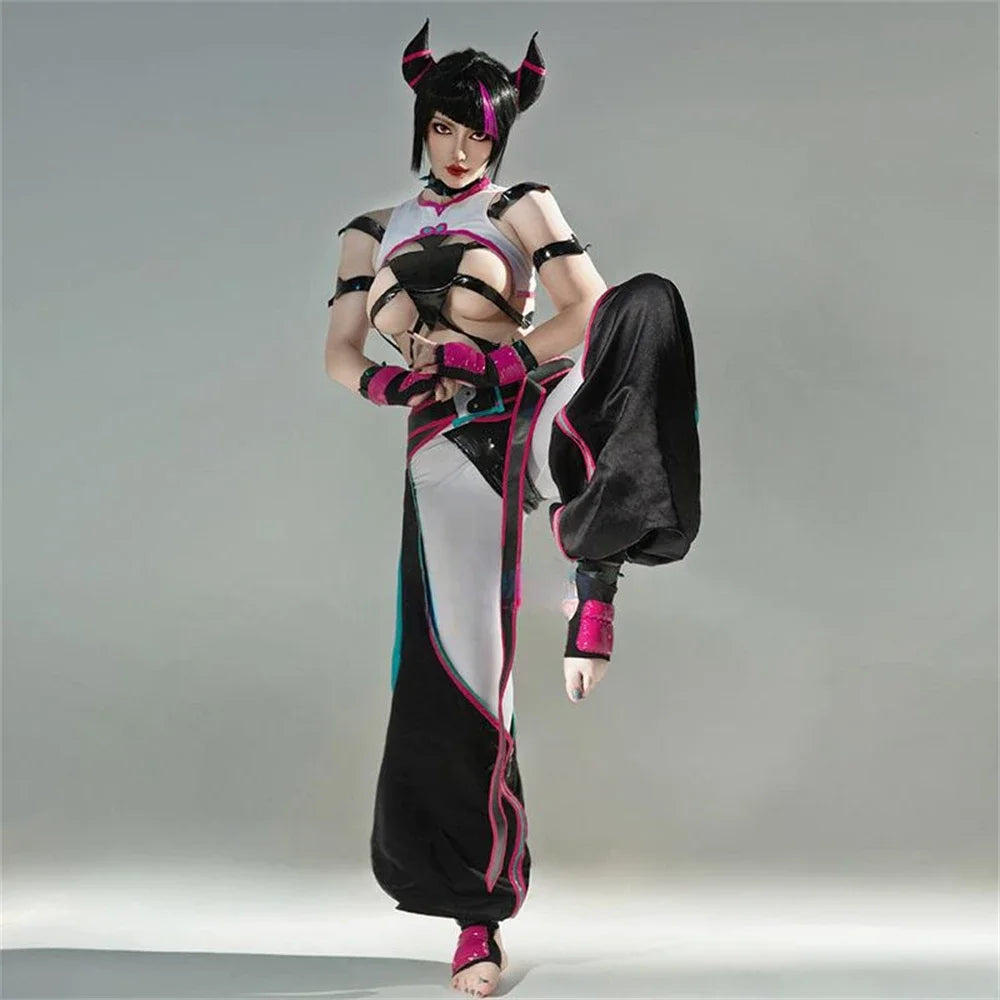 Street Fighter Cosplay Costume Woman Halloween Uniforms Game Sexy Cosplay