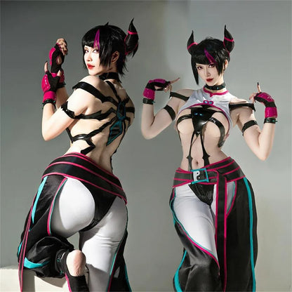 Street Fighter Cosplay Costume Woman Halloween Uniforms Game Sexy Cosplay