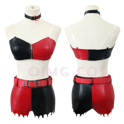 Harley Quinn Cosplay Costume The Joker Carnival Uniform Wig Anime Halloween Costumes Women Game