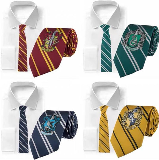 Accessories Gryffindo/Slytheri/ Potter Ties College Style Student Cosplay Shirt tie Halloween Party Supplies Xtmas Gifts