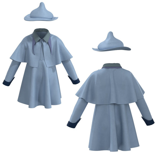 Kids Blue Dress Costume Beauxbatons School Uniform Girls Uniform Fleur Isabelle Delacour Cosplay Halloween Costume