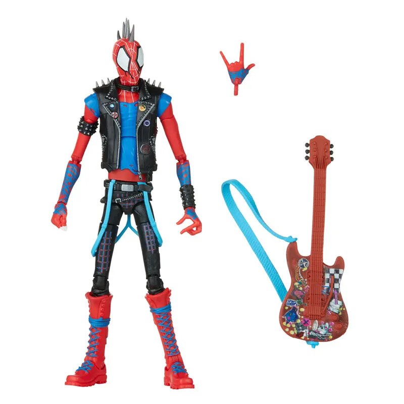 Hasbro Spider-Punk Asli [lintas-spider-Verse] Dalam Stok Koleksi Aksi Model Figur