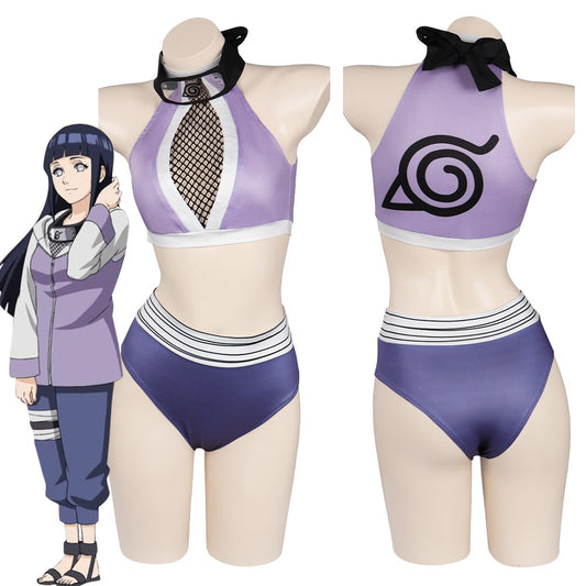 Hinata Hyuga Sexy Swimsuit Cosplay Costume Swimwear Outfits Halloween Carnival Suit