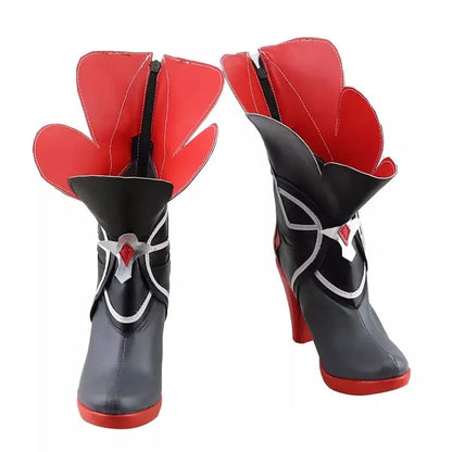 Honkai Impact 3 Seele Vollerei Twins cosplay shoes Halloween Fancy Shoes for Adult High Quality Faux Leather Red Blue Boots