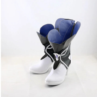 Honkai Impact 3 Seele Vollerei Twins cosplay shoes Halloween Fancy Shoes for Adult High Quality Faux Leather Red Blue Boots