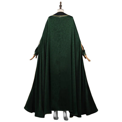 House Of Cosplay The Dragon Costume Alicent Hightower Long Dress Cloak Women Halloween Party Clothes For Ladies Role Play New