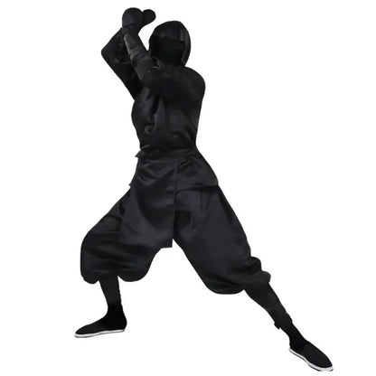 Japanese Black Ninja Cos Clothes Halloween Performance Costumes Men's Dark Assassin Night Clothes Samurai Clothing