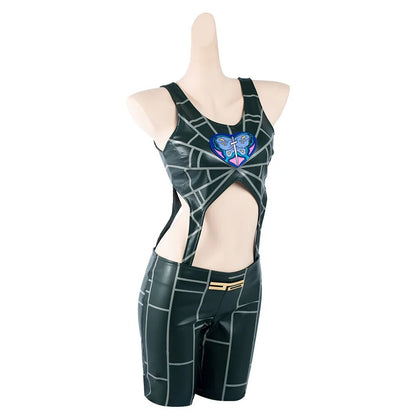 JoJo‘s Bizarre Adventure Jolyne Cujoh Cosplay Costume Outfits Halloween Carnival Suit