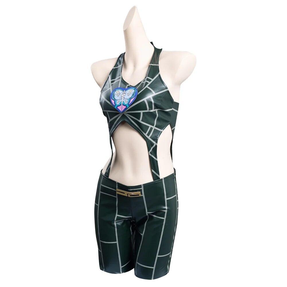 JoJo‘s Bizarre Adventure Jolyne Cujoh Cosplay Costume Outfits Woman Vest Pants Set Halloween Carnival Party Disguise Clothes