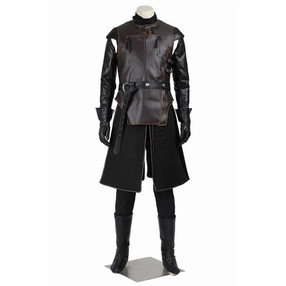 Jon Snow Cosplay Costume Men Fantasia Full Set Halloween Carnival Party Suit