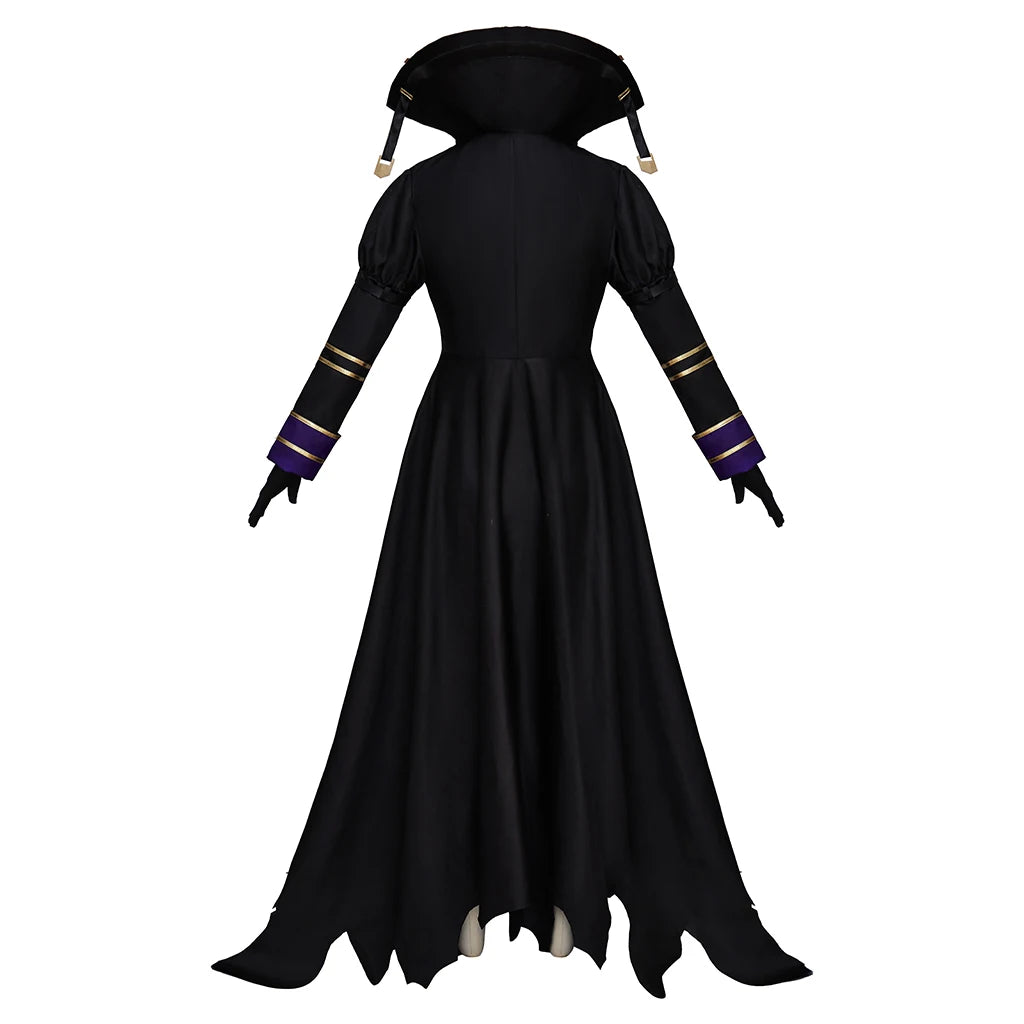 Kagenou Cid Cosplay Costume Black Uniform Shoes Leader of Shadow Garden Minoru Kagenou Halloween