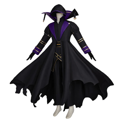 Kagenou Cid Cosplay Costume Black Uniform Shoes Leader of Shadow Garden Minoru Kagenou Halloween