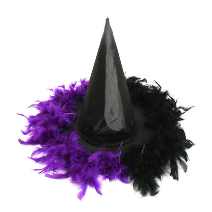 Kids Witch Costume Children Halloween Wizard Clothes Child Pageant Outfits Girls Fairytale Cosplay Tutu Dress Party Tulle Gown