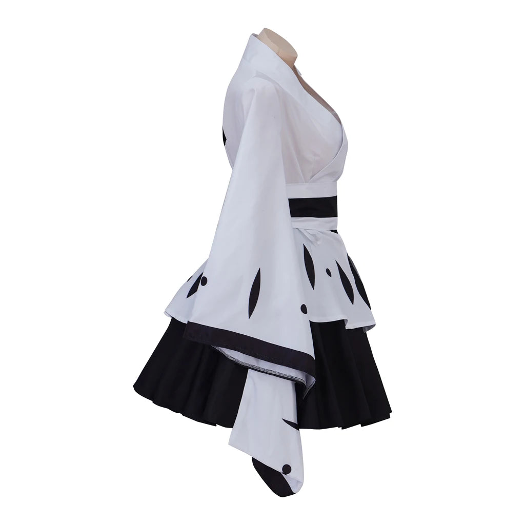 Kuchiki Byakuya Cosplay Costume Japanese Kimono Skirts Anime Suit 6th Division Captain Cosplay Women's Halloween Clothes