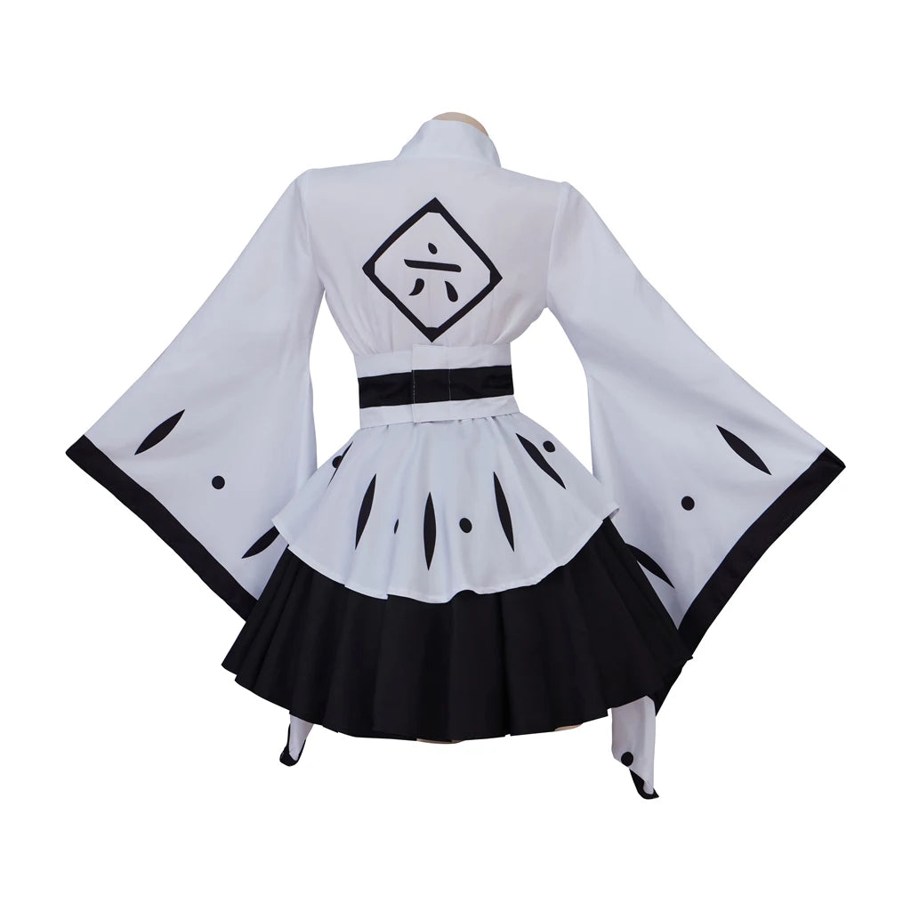 Kuchiki Byakuya Cosplay Costume Japanese Kimono Skirts Anime Suit 6th Division Captain Cosplay Women's Halloween Clothes