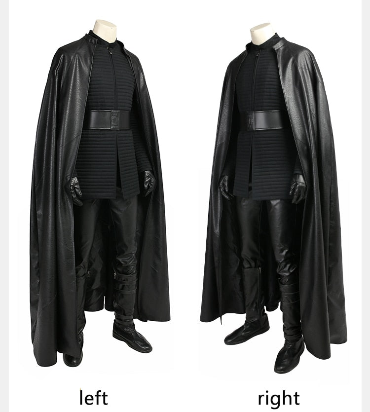 Kylo Ren Black Knight  Costume Cosplay 77 COS Store Outfits  Set  Shoes Game Suit Comic Con Party Halloween Set