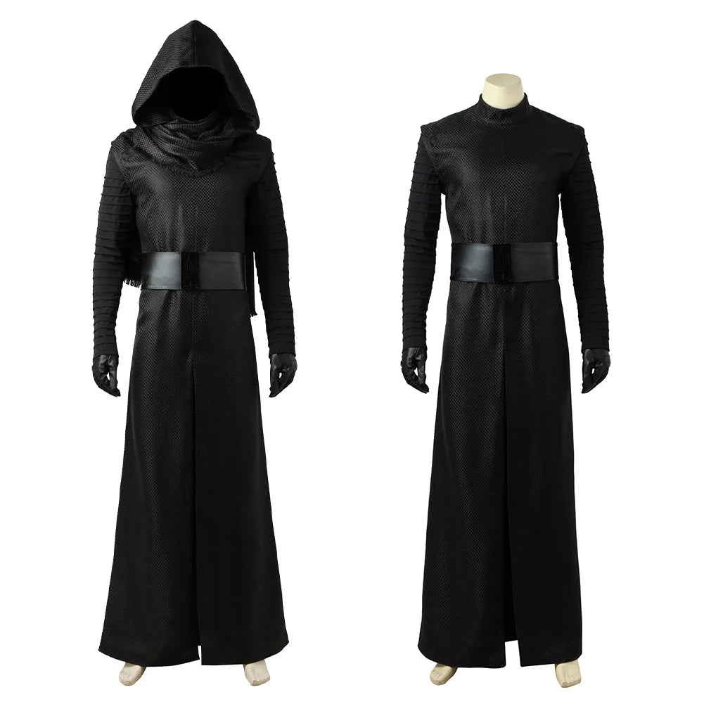 Kylo Ren Cosplay Costume Adult Men Disguise Clothing Halloween Carnival Suit