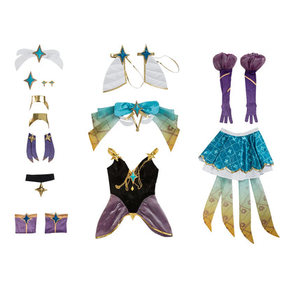 Syndra Cosplay Costume Star Guardian Prestige Syndra Cosplay Costume Syndra Cosplay Outfit Character Sexy Cos Dress