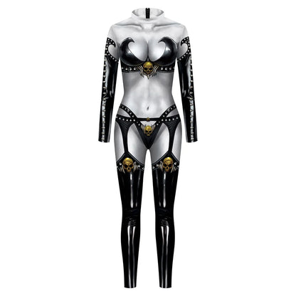 Lady Deathstrike Cosplay Bodysuit Anime Costume Women Catsuit Jumpsuit Dress Up