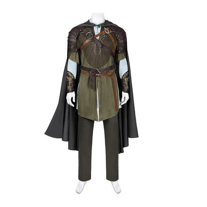 Legolas Cosplay Costume Adult Mens Elf Prince Leather Battle Suit Outfit Full Set Halloween Party Outfits Hand Made Any Size