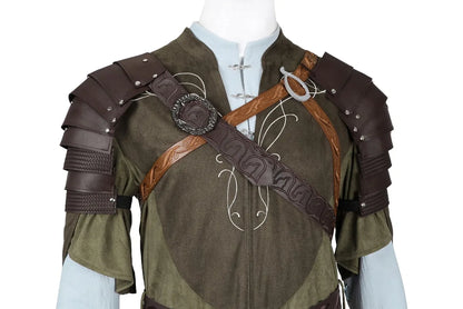 Legolas Cosplay Costume Full Set with Cloak Top Pants and Accessories Custom Size Available