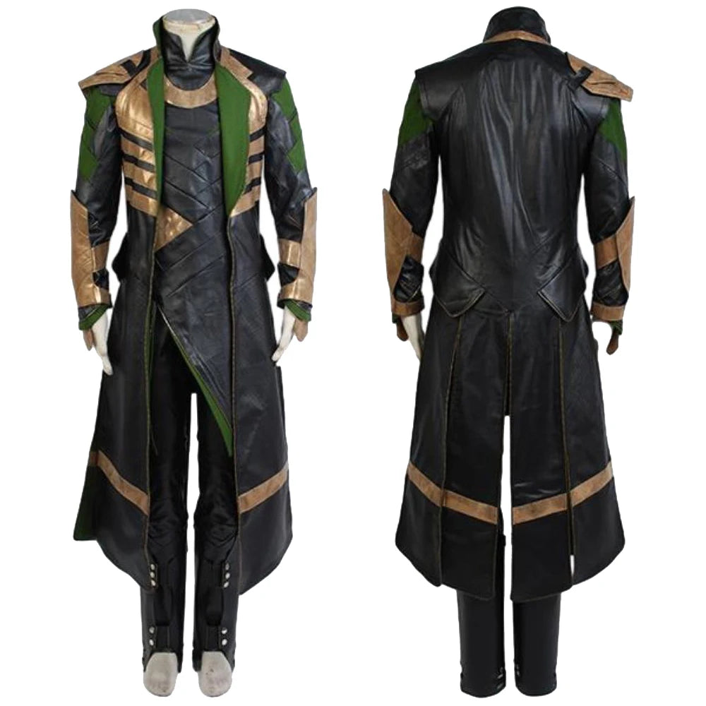 Loki Cosplay Fantasy Battle Suit TV Super Villain Disguise Costume Adult Men Roleplay Fantasia Outfits Male Halloween Cloth