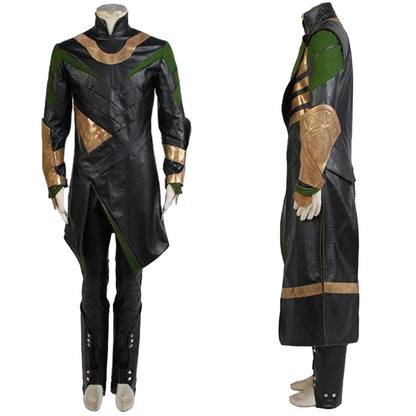 Loki Cosplay Fantasy Battle Suit TV Super Villain Disguise Costume Adult Men Roleplay Fantasia Outfits Male Halloween Cloth