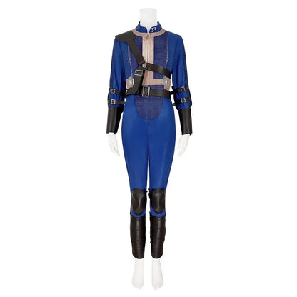 Lucy MacLean Cosplay Costume Fall Cos Out Vault 33 Female Male Survivor Suit Jumpsuit Uniform Halloween Party Women Men Props