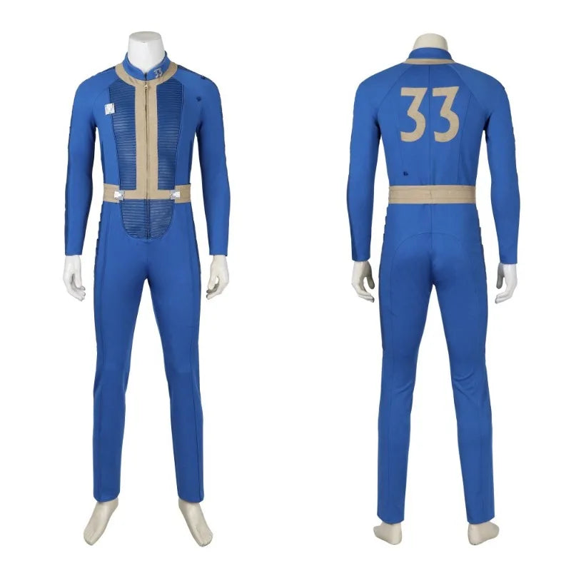 Sole Survivor Vault 33 Cosplay Costume Full Set for Men Battle Suit Nate Style