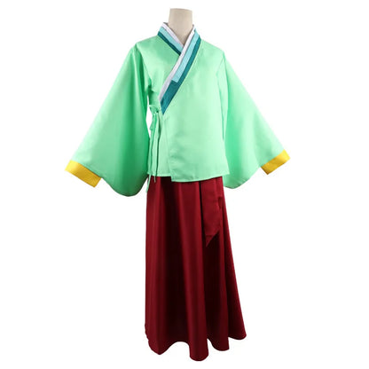 Maomao Cosplay Costume Anime The Apothecary Diaries Dress Skirt Green Top Hairpin Kusuriya No Hitorigoto Halloween for Women