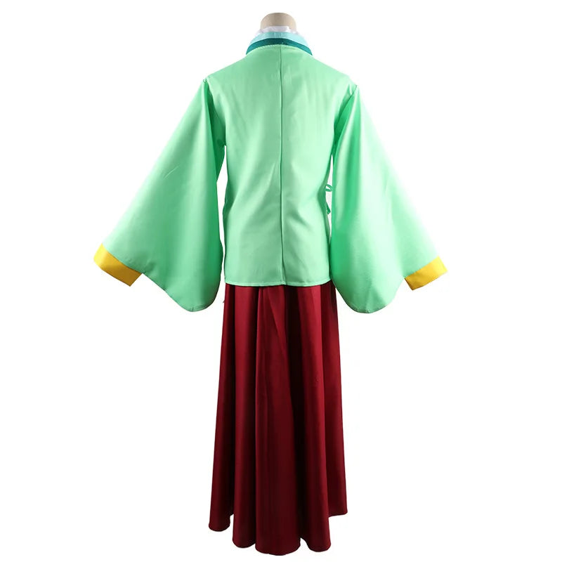 Maomao Cosplay Costume Anime The Apothecary Diaries Dress Skirt Green Top Hairpin Kusuriya No Hitorigoto Halloween for Women