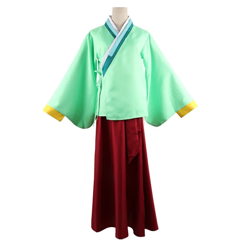 Maomao Cosplay Costume Anime The Apothecary Diaries Dress Skirt Green Top Hairpin Kusuriya No Hitorigoto Halloween for Women