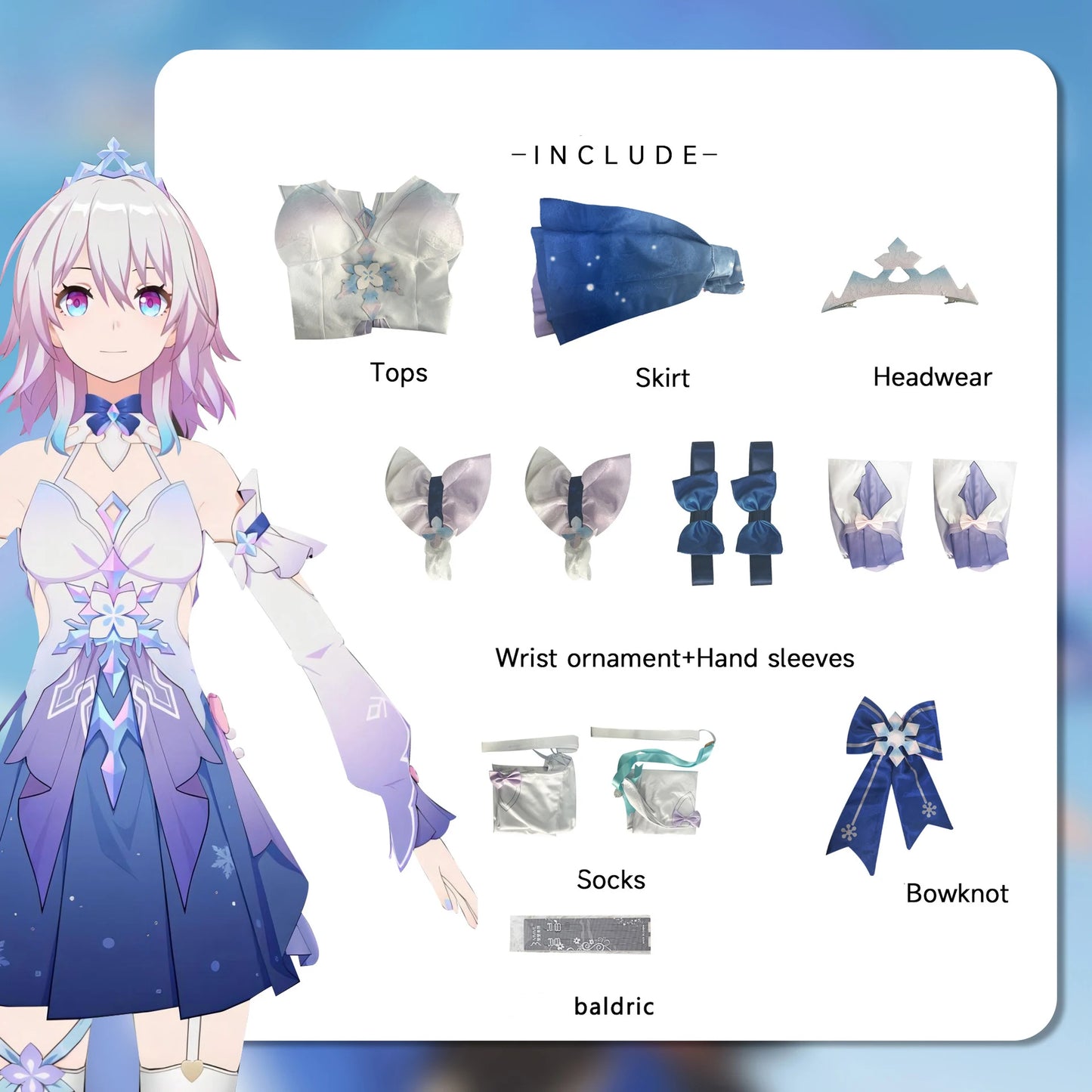 March 7th Cosplay Game Honkai: Star Rail New Skins Costume Women Sweet Cute Dress Suit Halloween Comic Con Gown