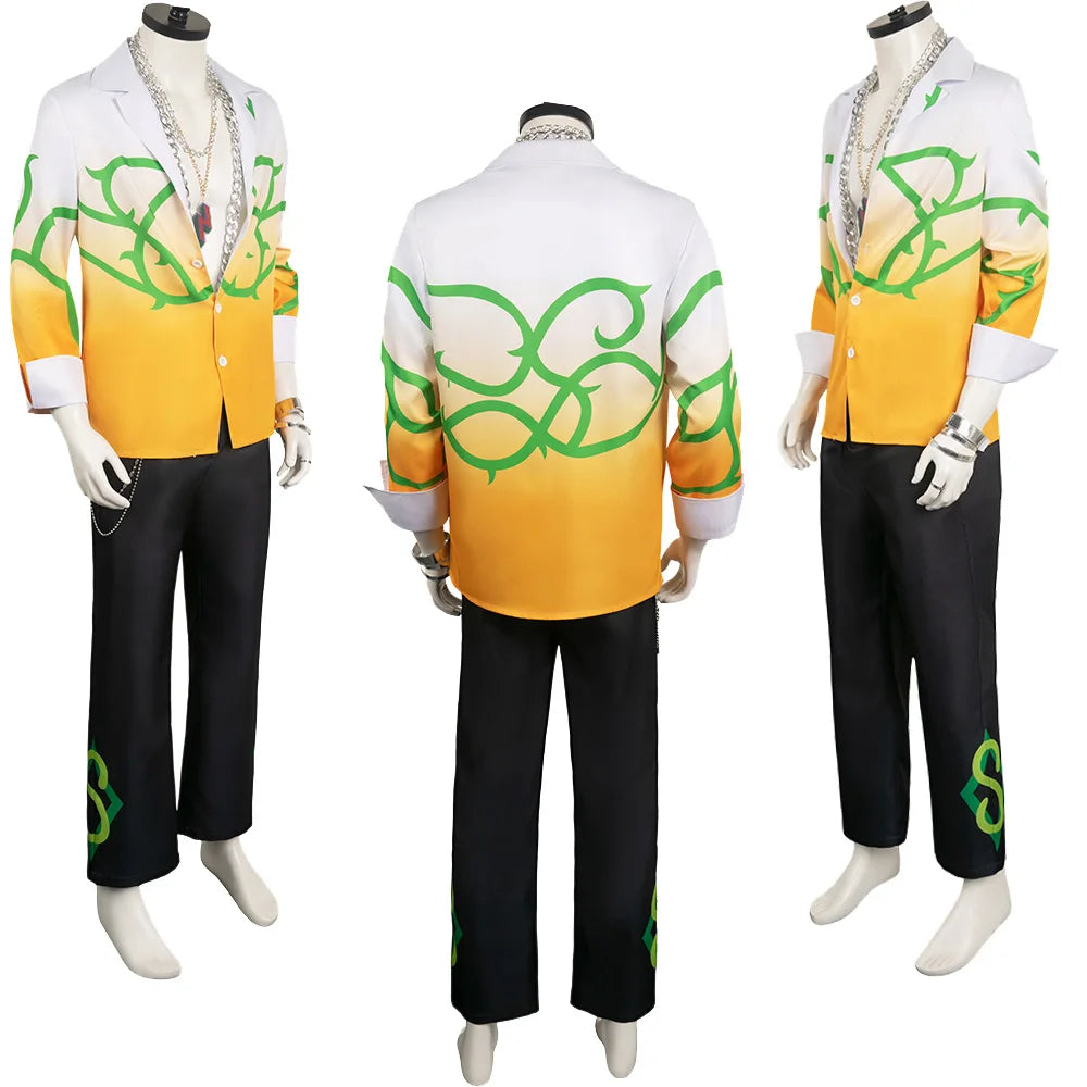 Marito Fantasia Anime Bucchi Cosplay Giri Costume Disguise Adult Men Roleplay Outfit Male Fantasy Halloween Carnival Party Cloth