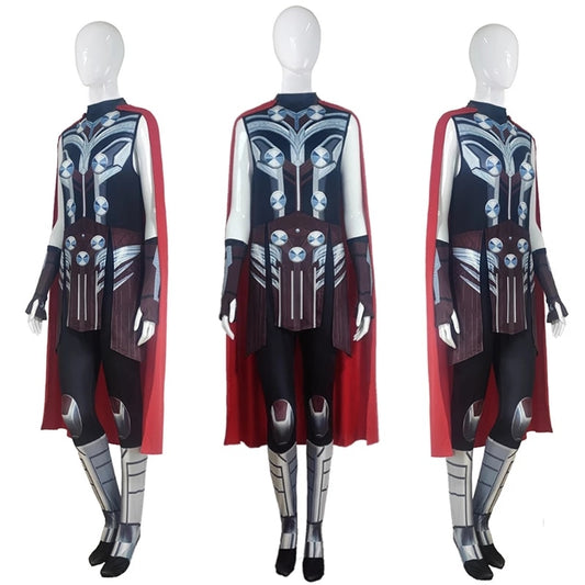 Thor Love and Thunder Superhero Costume Jumpsuit Halloween Costume for Girls