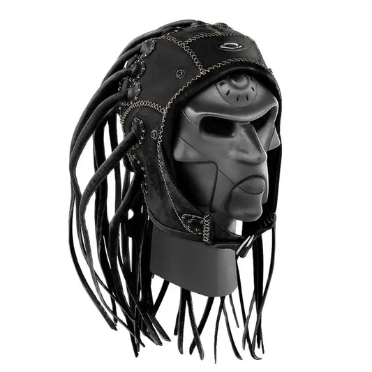 Mask Weaving Braids Horrific Monster Latex Helmet Headgear Costume Party Halloween Cosplay Prop