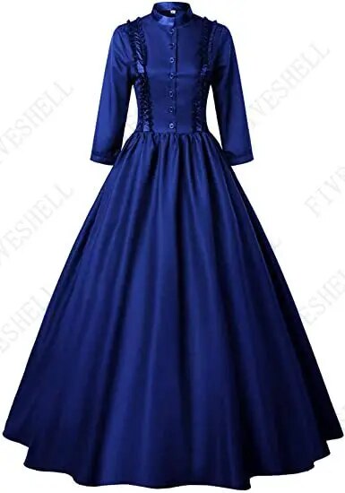 Medieval Retro Punk Gothic Court Princess Dress Royal Lady Ball Dress Vampire Devil Christmas Victorian Costume Vestidos