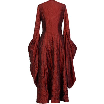 Melisandre Cosplay Fantasia Red Robe Movie Priestess Costume Disguise Adult Women Female Fantasy Halloween Carnival Party Cloth