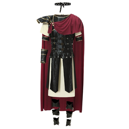 Men's Medieval Ancient Rome Spartan Warrior Costumes Sets Halloween Party Gladiator Uniforms Carnival Prince Samurai Costumes