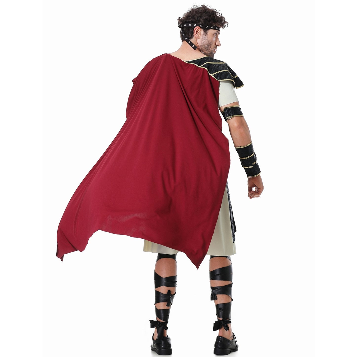 Men's Medieval Ancient Rome Spartan Warrior Costumes Sets Halloween Party Gladiator Uniforms Carnival Prince Samurai Costumes