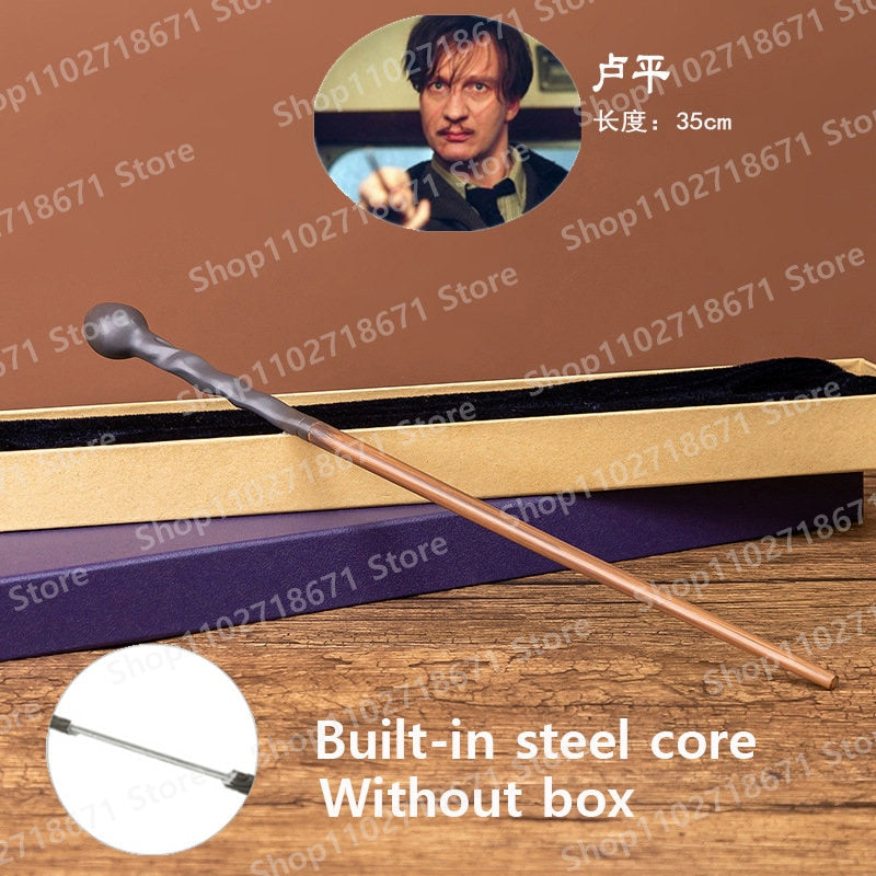 Metal Core Magic Harries Wands Without Box Potters Anime Figure Malfoy Voldmort Hermione Magical Wand Decoration Gift