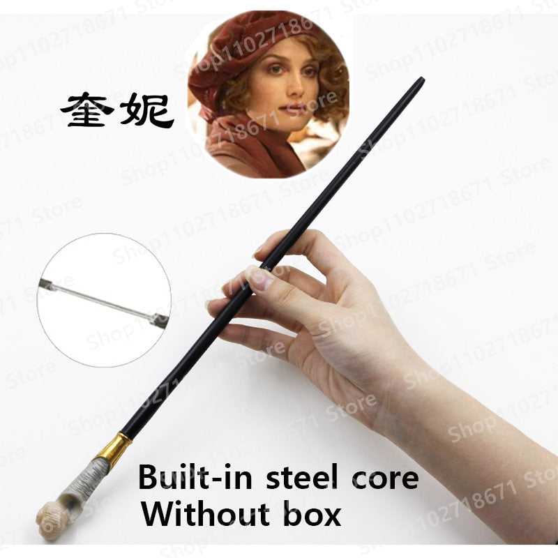 Metal Core Magic Harries Wands Without Box Potters Anime Figure Malfoy Voldmort Hermione Magical Wand Decoration Gift